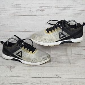 Women's Reebok Grace CrossFit Shoes Size 9 White Black *Dingy